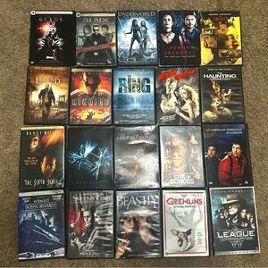 Horror Halloween lot dvd vampires ghosts monsters supernatural BLADE M. Night 20